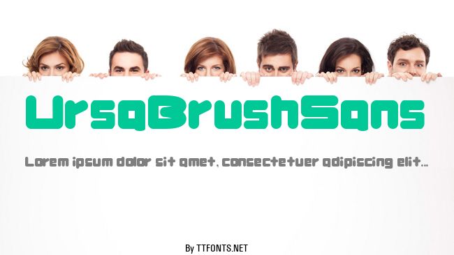 UrsaBrushSans example
