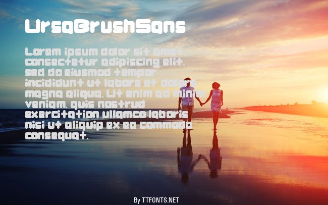 UrsaBrushSans example