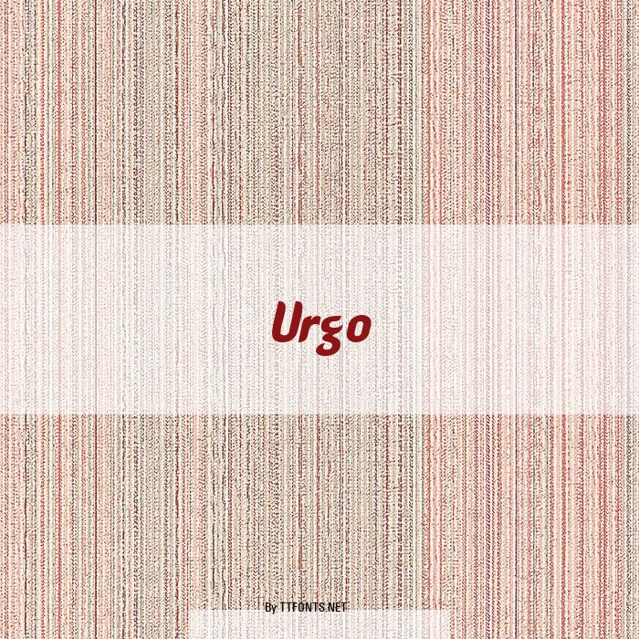 Urgo example