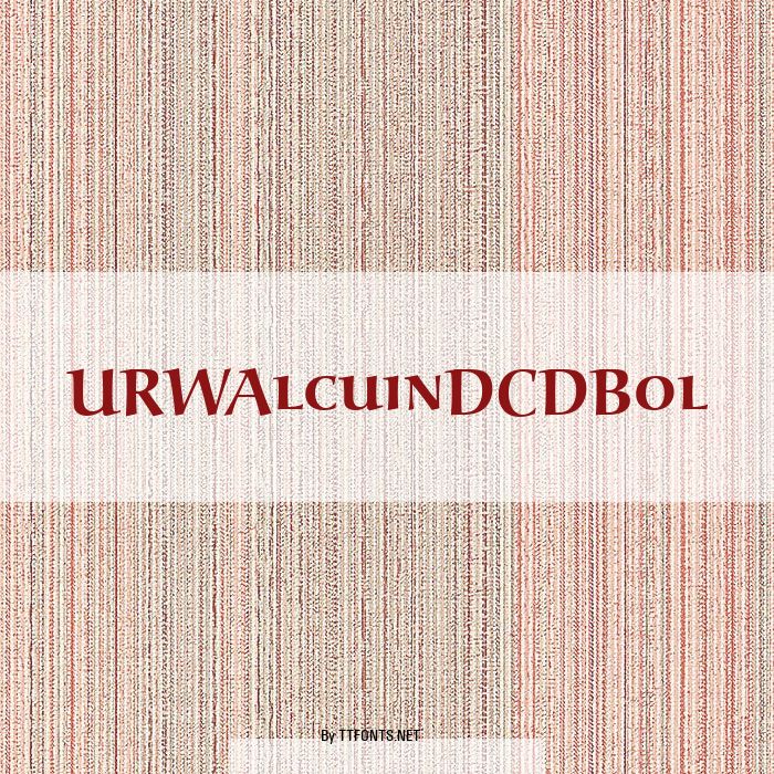 URWAlcuinDCDBol example