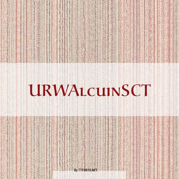 URWAlcuinSCT example