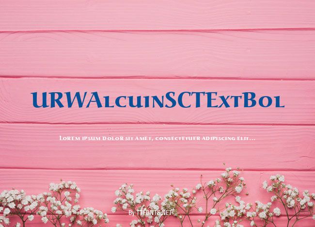 URWAlcuinSCTExtBol example