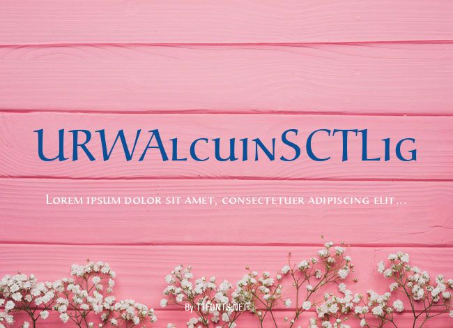 URWAlcuinSCTLig example