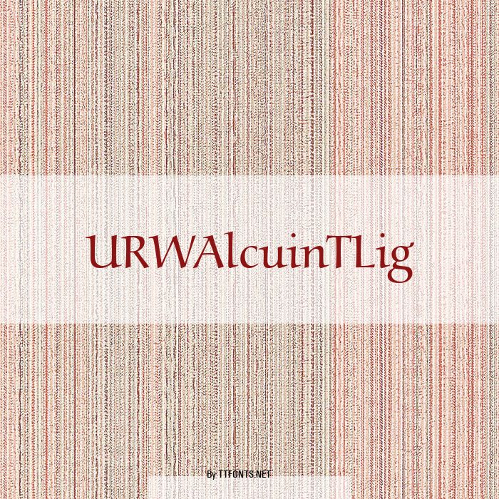 URWAlcuinTLig example