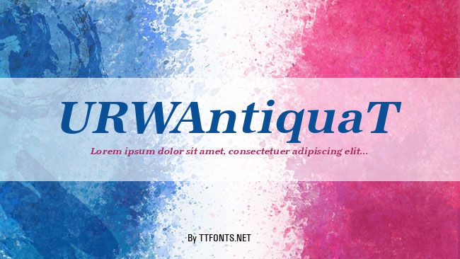 URWAntiquaT example