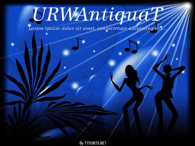 URWAntiquaT example