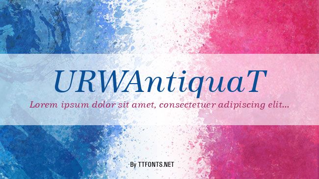 URWAntiquaT example
