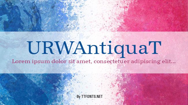 URWAntiquaT example