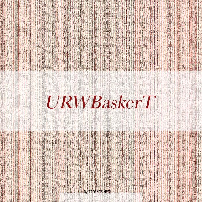 URWBaskerT example