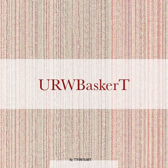 URWBaskerT example