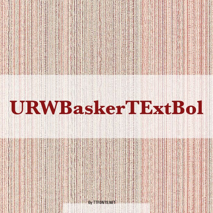 URWBaskerTExtBol example