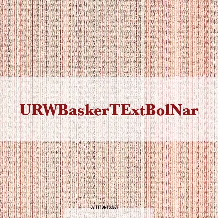 URWBaskerTExtBolNar example