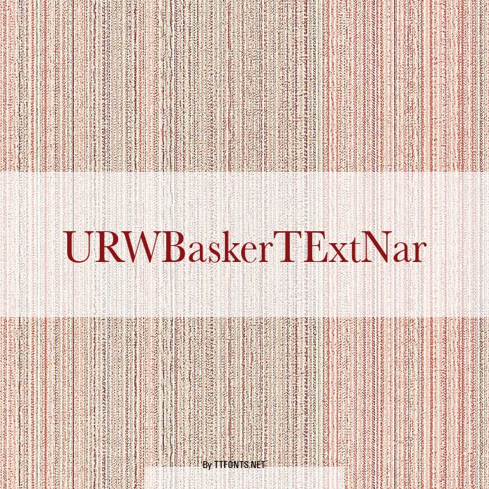 URWBaskerTExtNar example