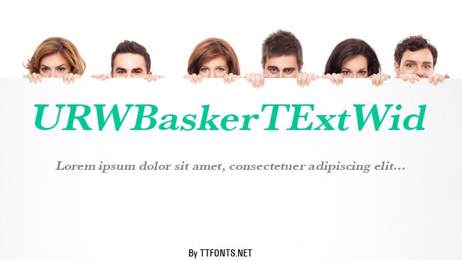 URWBaskerTExtWid example