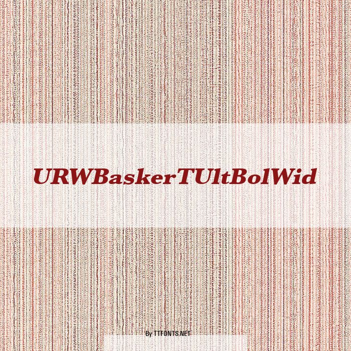 URWBaskerTUltBolWid example