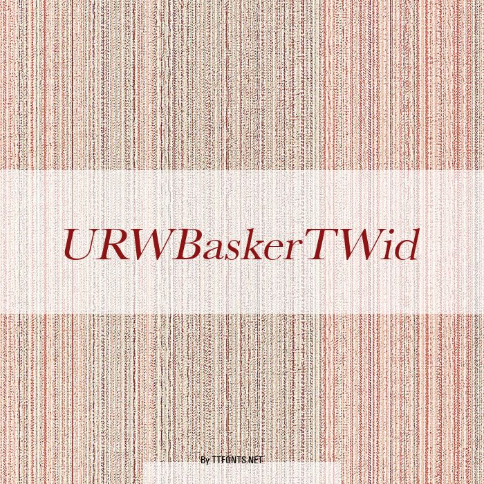 URWBaskerTWid example