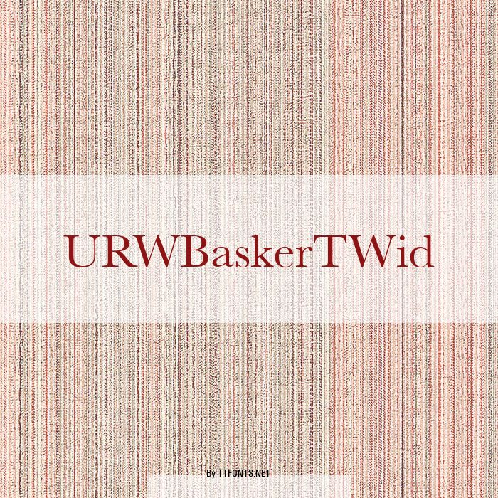 URWBaskerTWid example