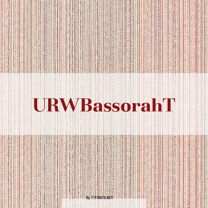 URWBassorahT example