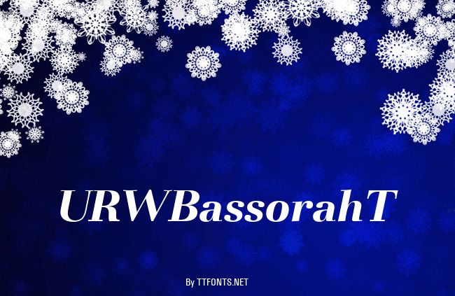 URWBassorahT example
