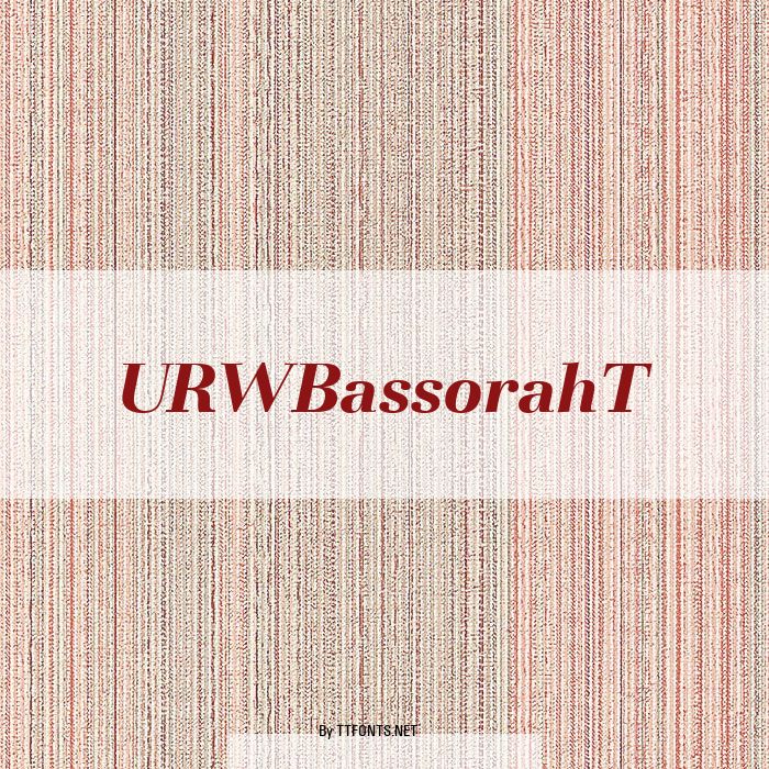 URWBassorahT example