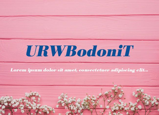 URWBodoniT example