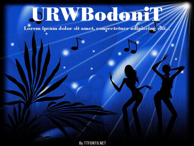 URWBodoniT example