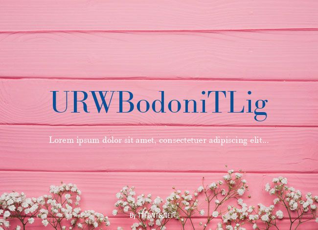 URWBodoniTLig example