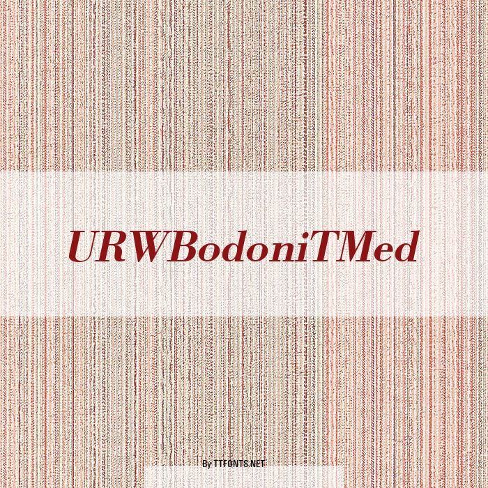URWBodoniTMed example