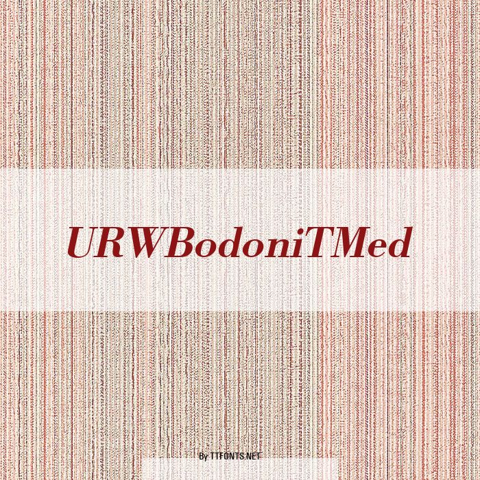 URWBodoniTMed example