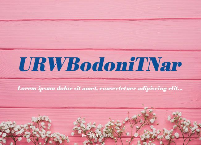 URWBodoniTNar example