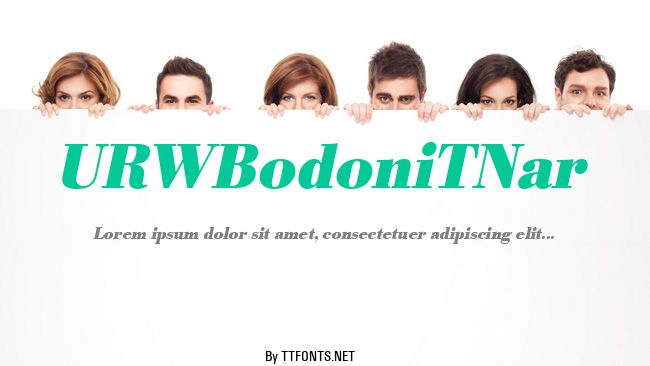 URWBodoniTNar example