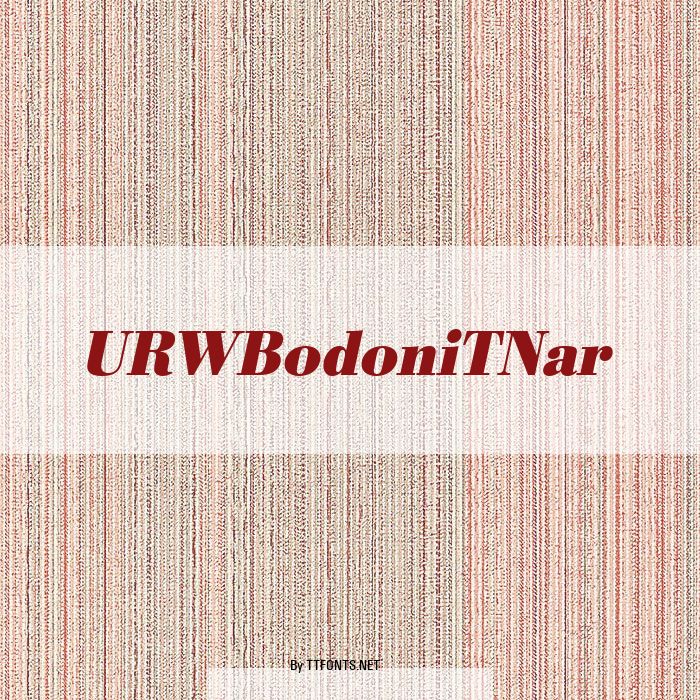 URWBodoniTNar example