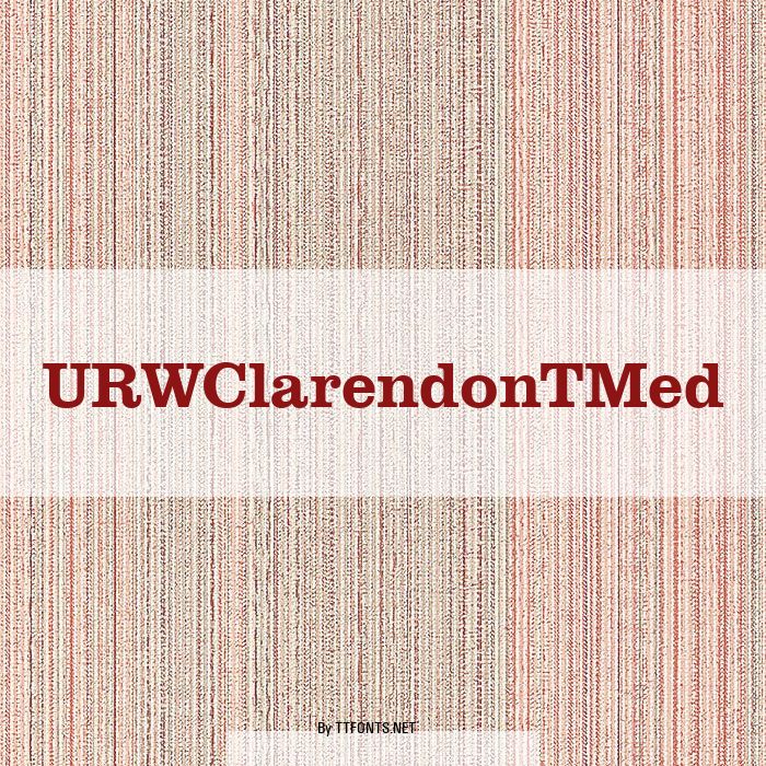 URWClarendonTMed example