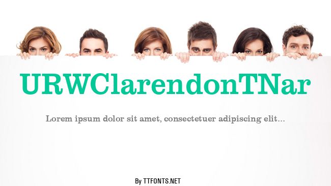 URWClarendonTNar example