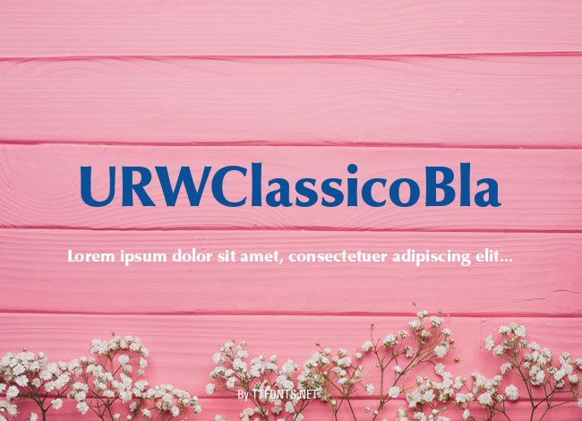 URWClassicoBla example