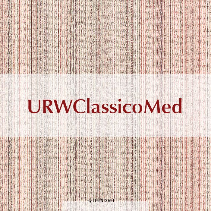 URWClassicoMed example