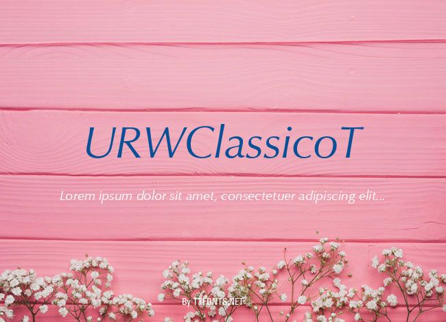 URWClassicoT example