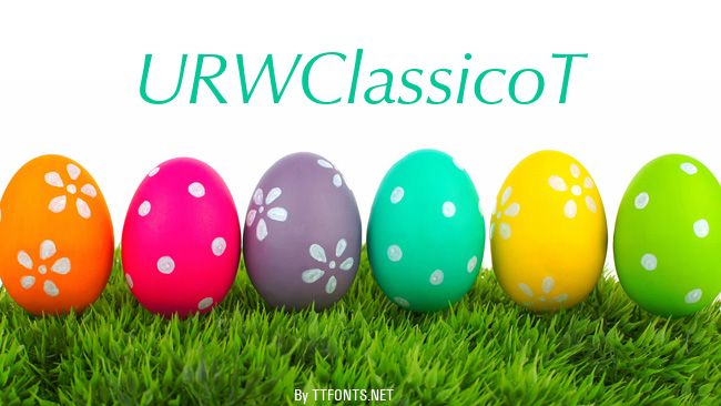 URWClassicoT example