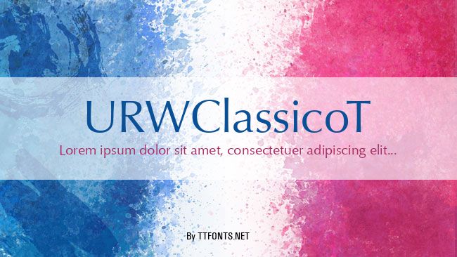 URWClassicoT example