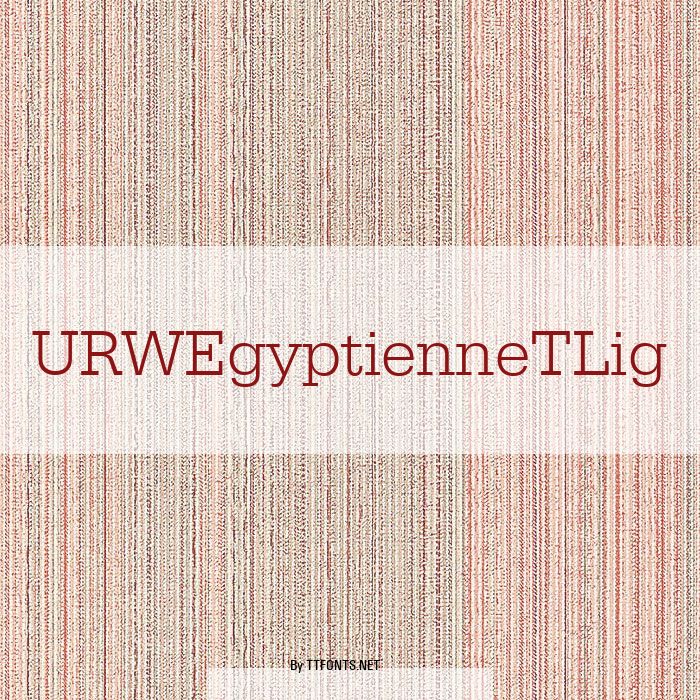 URWEgyptienneTLig example