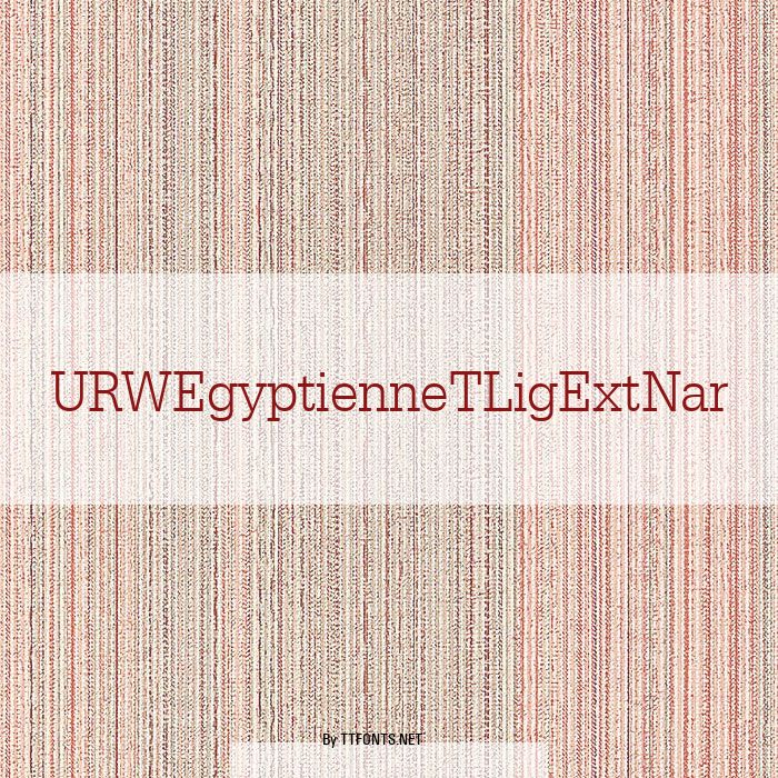 URWEgyptienneTLigExtNar example