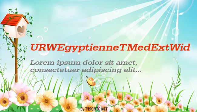 URWEgyptienneTMedExtWid example