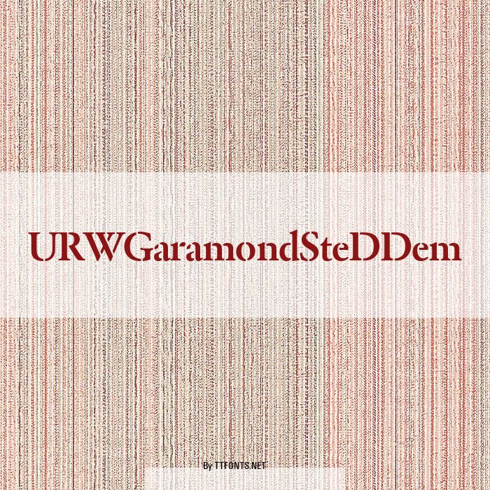 URWGaramondSteDDem example