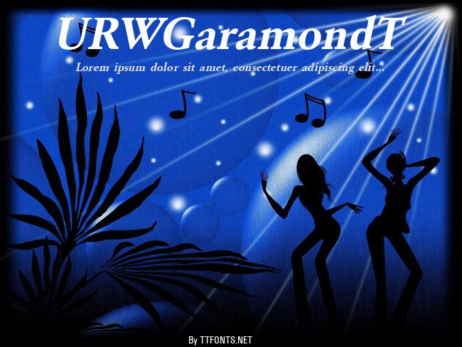 URWGaramondT example