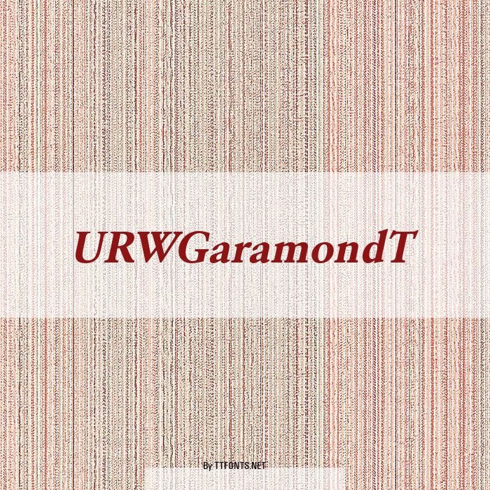 URWGaramondT example