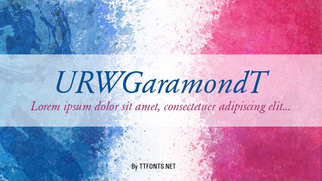 URWGaramondT example