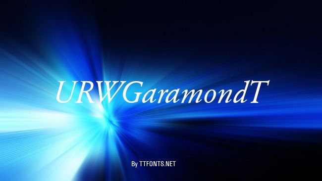 URWGaramondT example