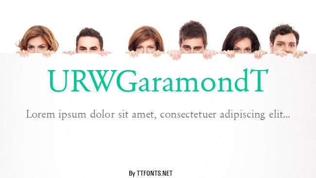 URWGaramondT example
