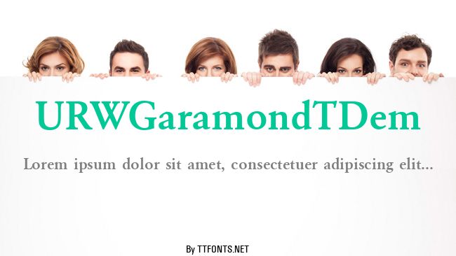 URWGaramondTDem example