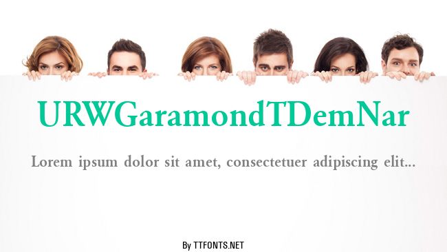 URWGaramondTDemNar example